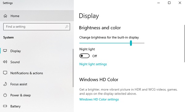 cách giảm độ sáng màn hình laptop