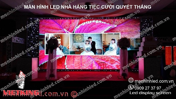 màn hình led p5 indoor nhà hàng quyết thắng