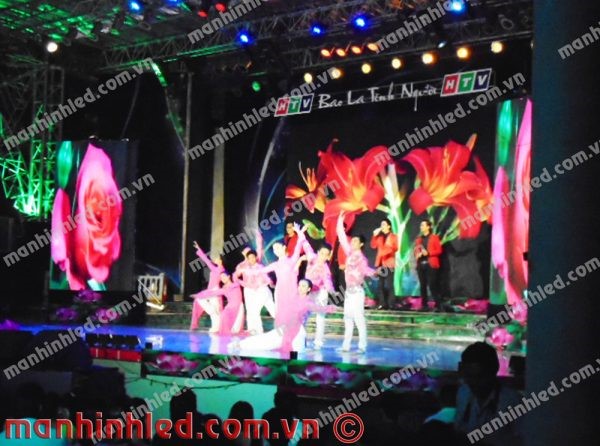 Màn hình LED P5 indoor show chương trình Bao la tình người