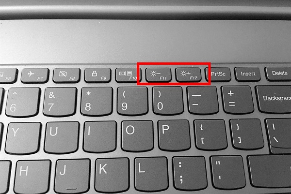 tăng độ sáng màn hình