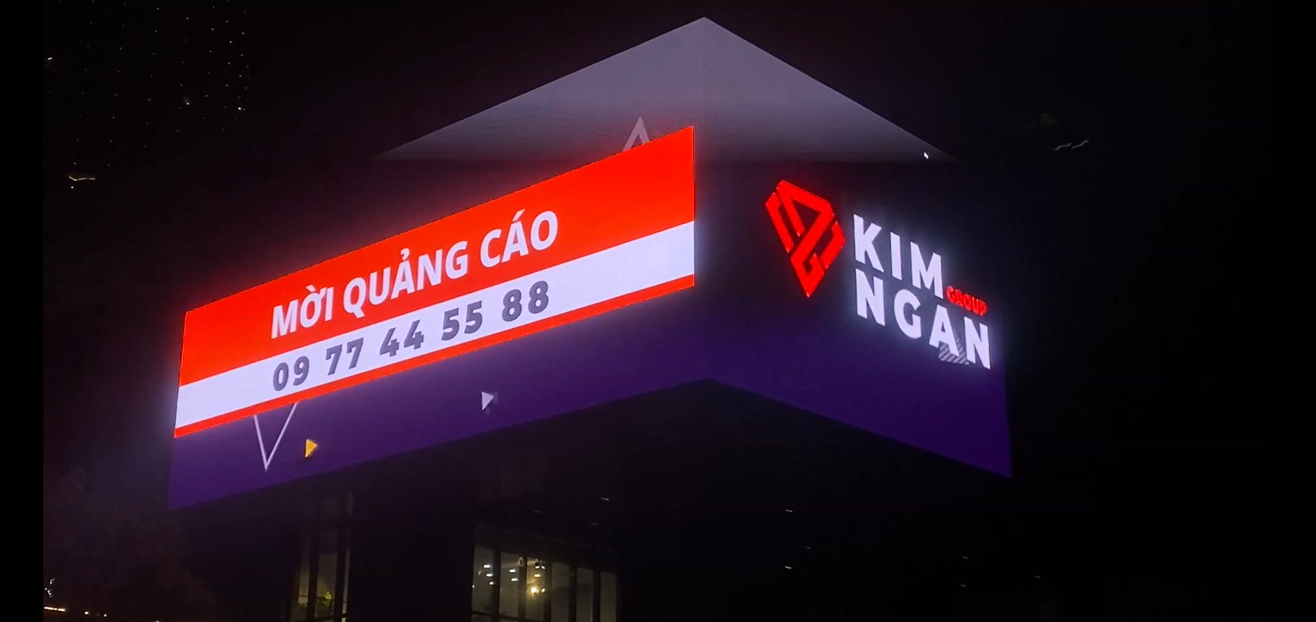 dự án màn hình led p5 outdoor của Kim Ngân Nha TRang