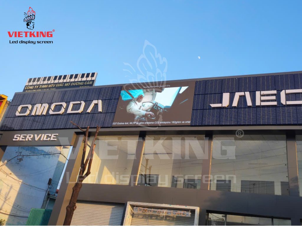 MÀN HÌNH LED P3.076 NGOÀI TRỜI – DỰ ÁN SHOWROOM OMODA BÌNH TÂN