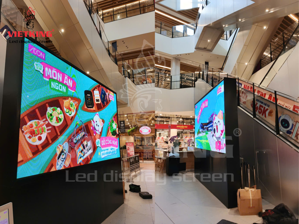 Công nghệ LED Vietking nâng tầm không gian trung tâm thương mại
