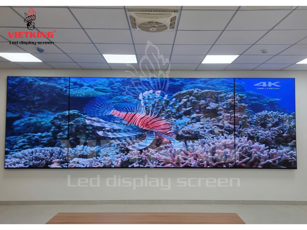 Hệ thống 3 màn hình LED P2.5 ghép tại Công ty Y tế An Minh Cần Thơ