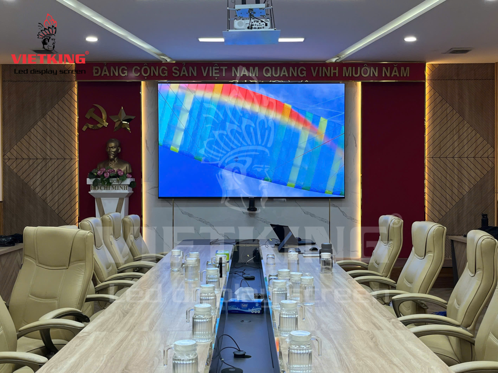 Màn hình LED P1.53 lắp đặt tại công tyXi măng Hà Tiên