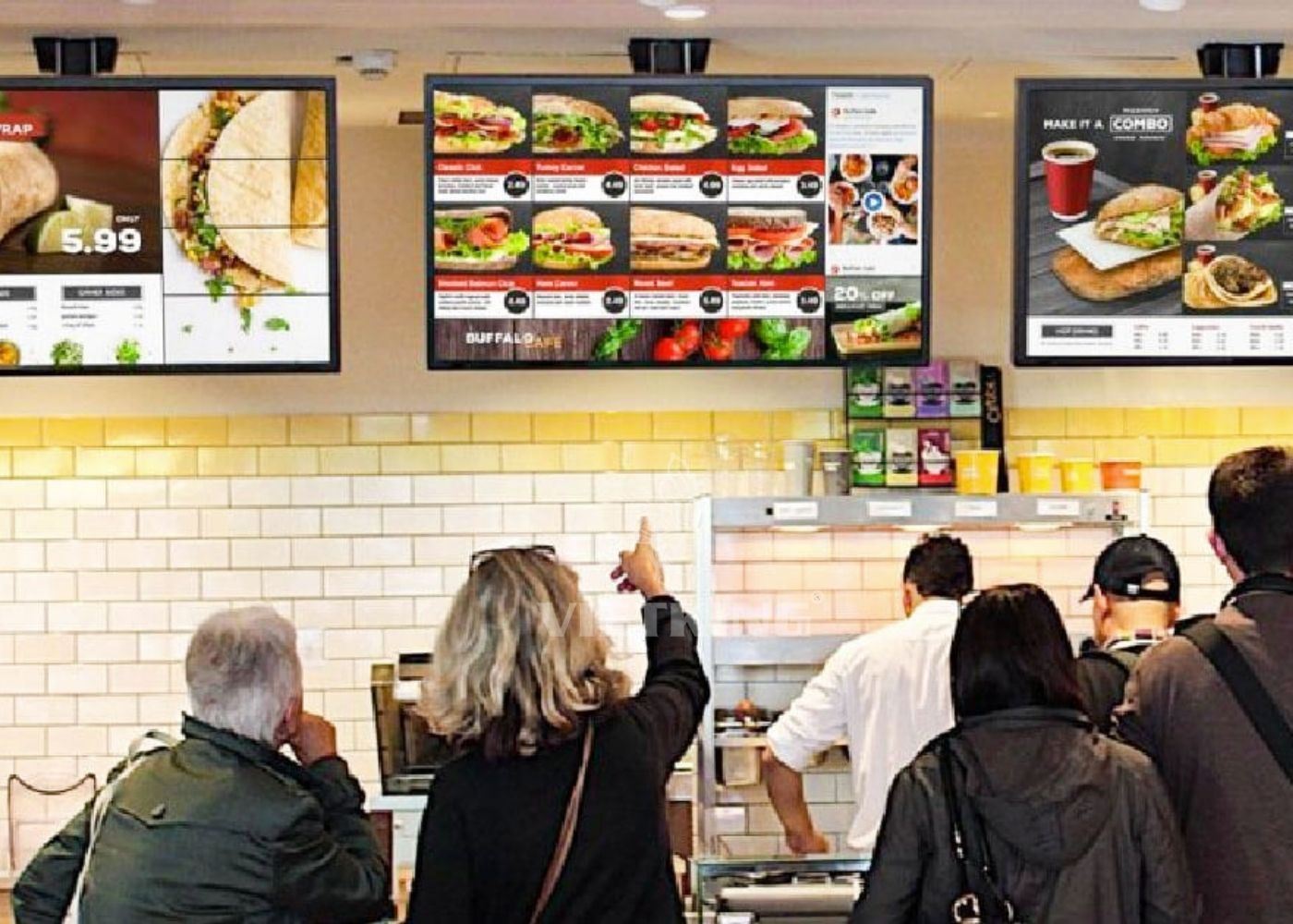 Màn hình quảng cáo F&B ứng dụng công nghệ LED