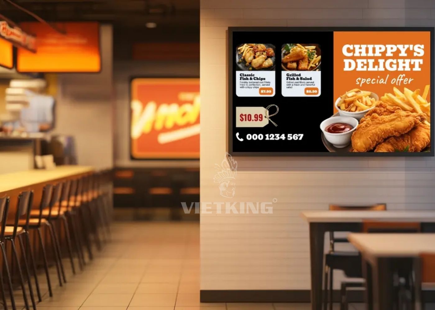 Lý do nên lắp màn hình quảng cáo F&B