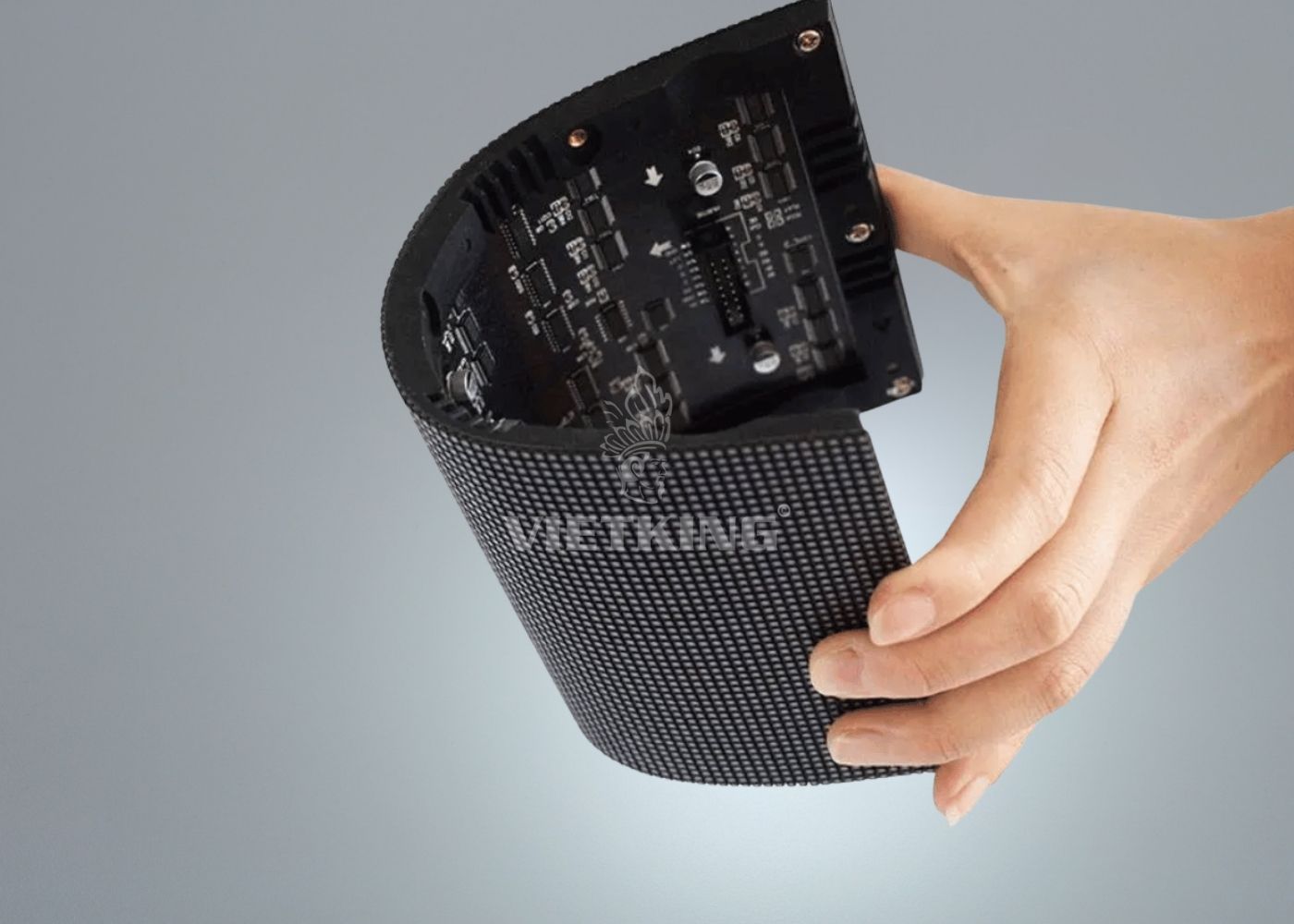 Màn hình led dạng uốn dẻo có kết cấu siêu mỏng nhẹ