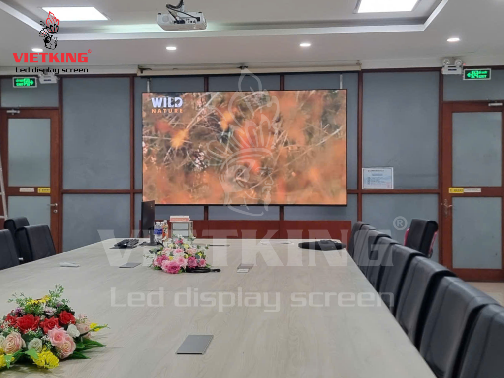 Dự án màn hình LED indoor P1.8 VIETKING lắp đặt tại Công ty TNHH Giấy Yuen Foong Yu Đồng Nai