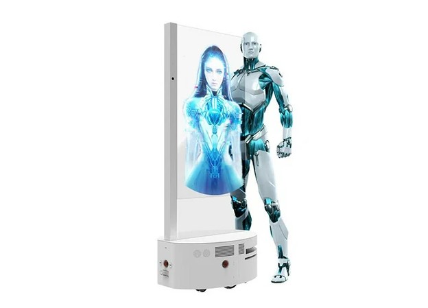 robot AI OLED tích hợp màn hình hiển thị thông minh