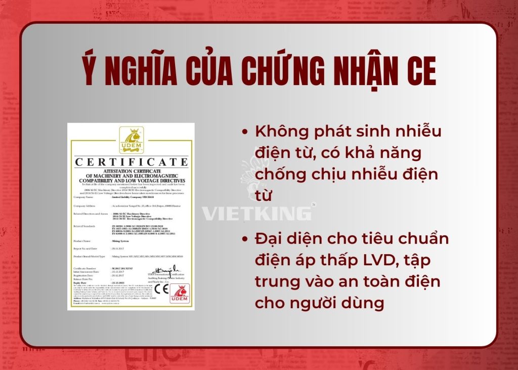 Chứng nhận CE trong màn hình LED có ý nghĩa gì?