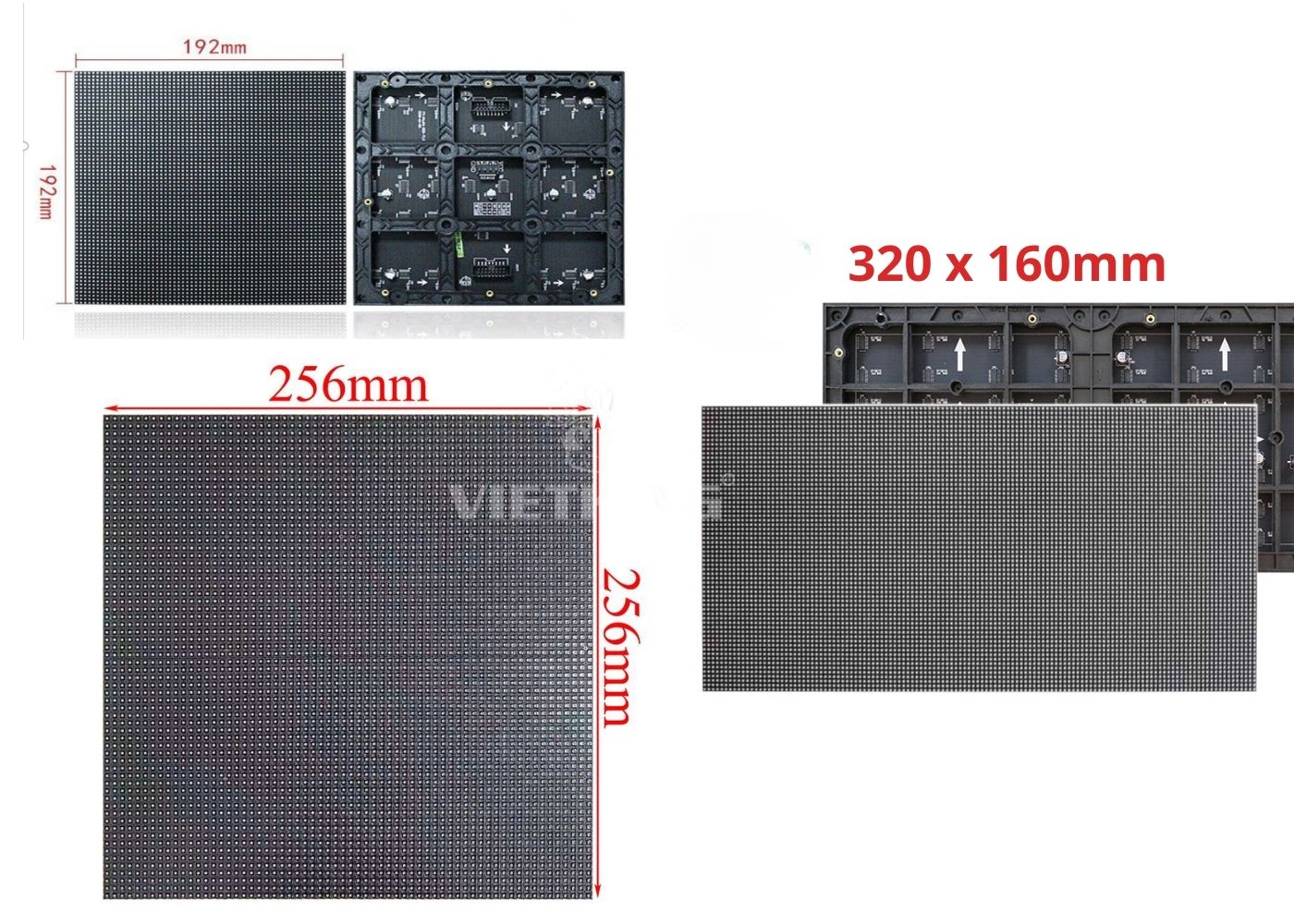 Kích thước module LED phổ biến Kích thước module LED phổ biến