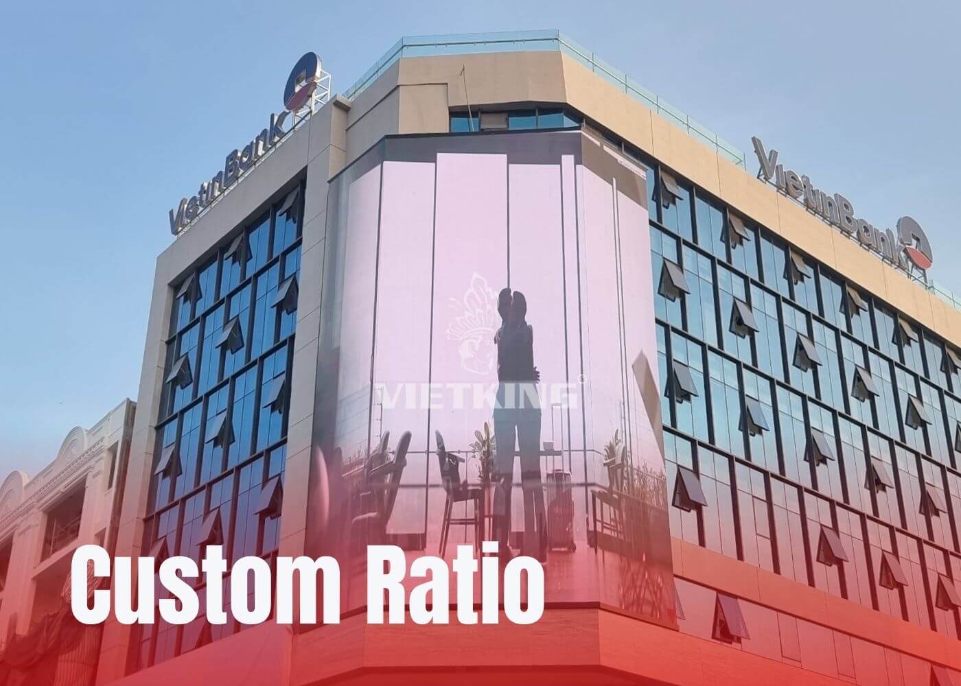 Tỷ lệ màn hình LED tùy chỉnh cho các không gian trình chiếu lớn Tỉ lệ màn LED tùy chỉnh (Custom Ratio)