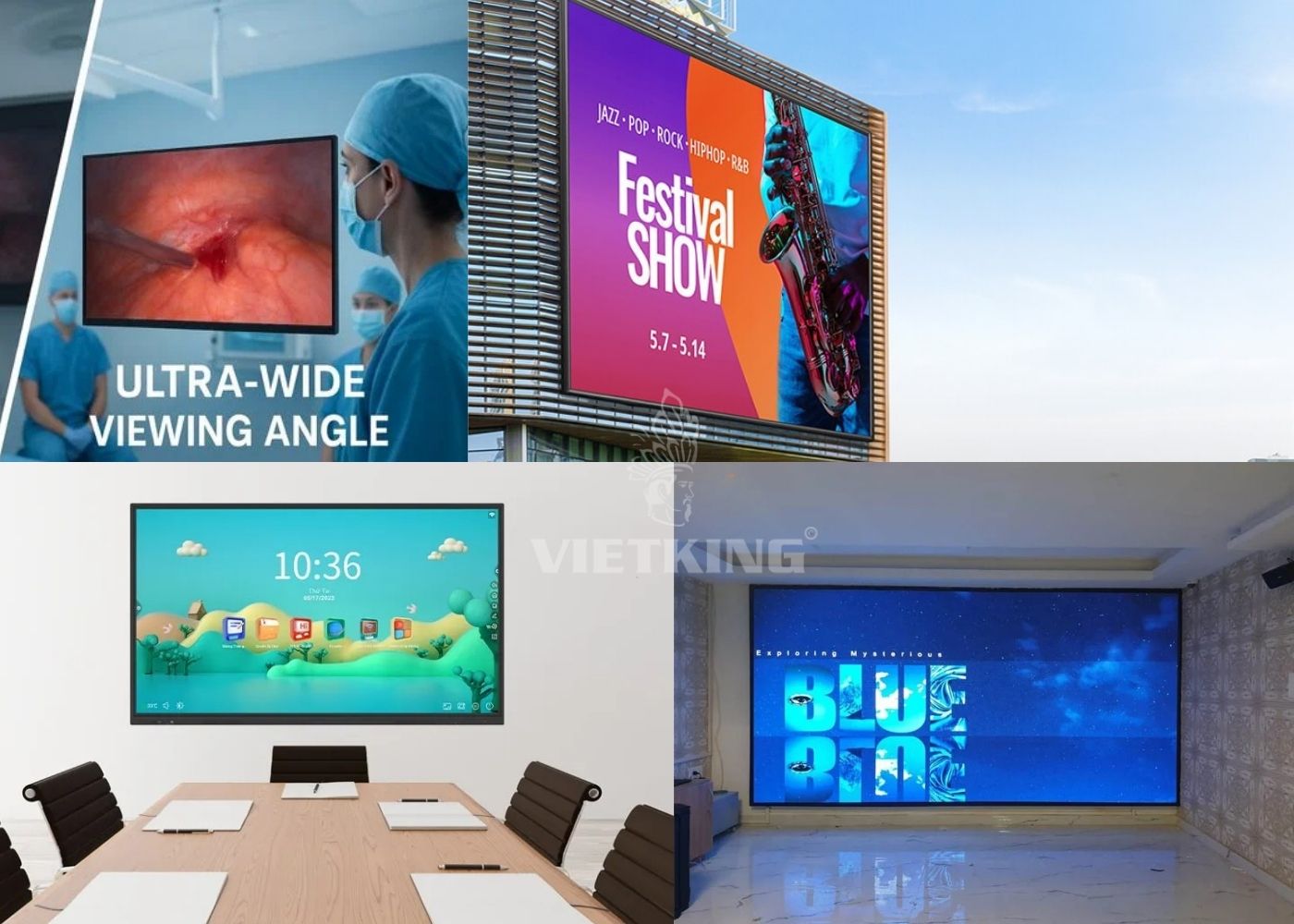 Một số màn hình LED ứng dụng công nghệ Ultra Viewing Angle