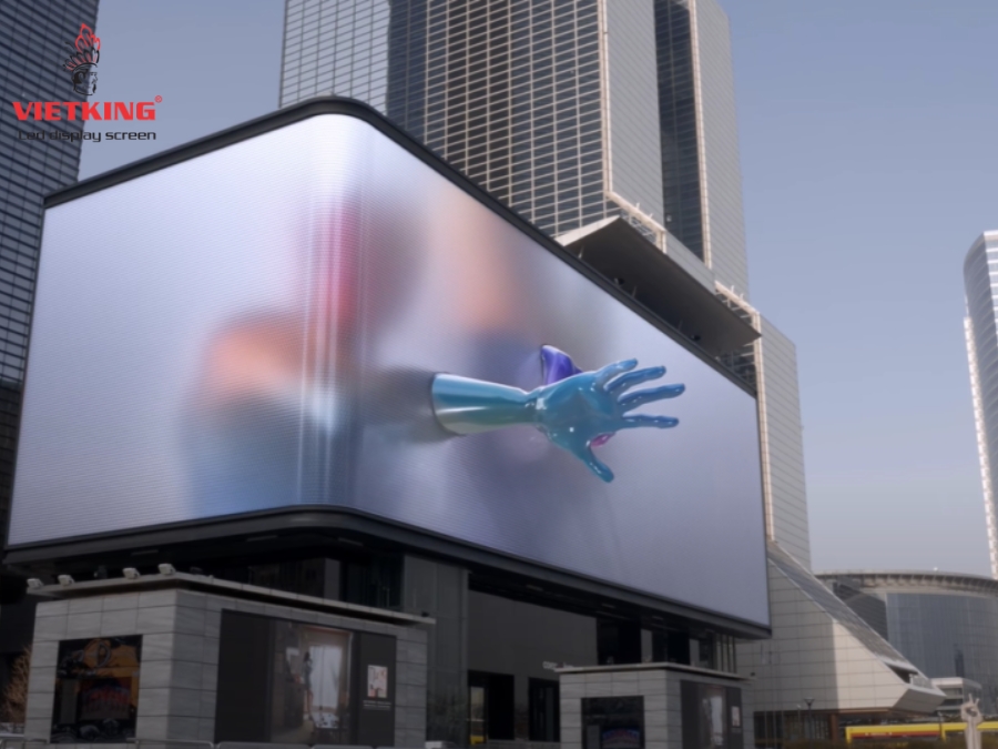 Hiệu ứng 3 chiều vô cùng ấn tượng Biển quảng cáo 3D sống động và chân thật hơn