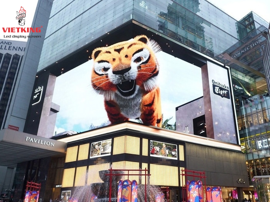 Biển quảng cáo 3D xuất hiện ở những khu vực đông đúc Công nghệ màn hình LED 3D là gì?