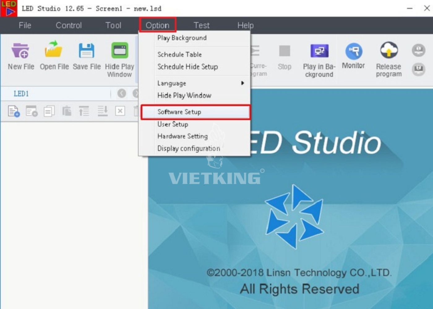 Các bước cài đặt màn hình LED trên phần mềm LED Studio 12.65
