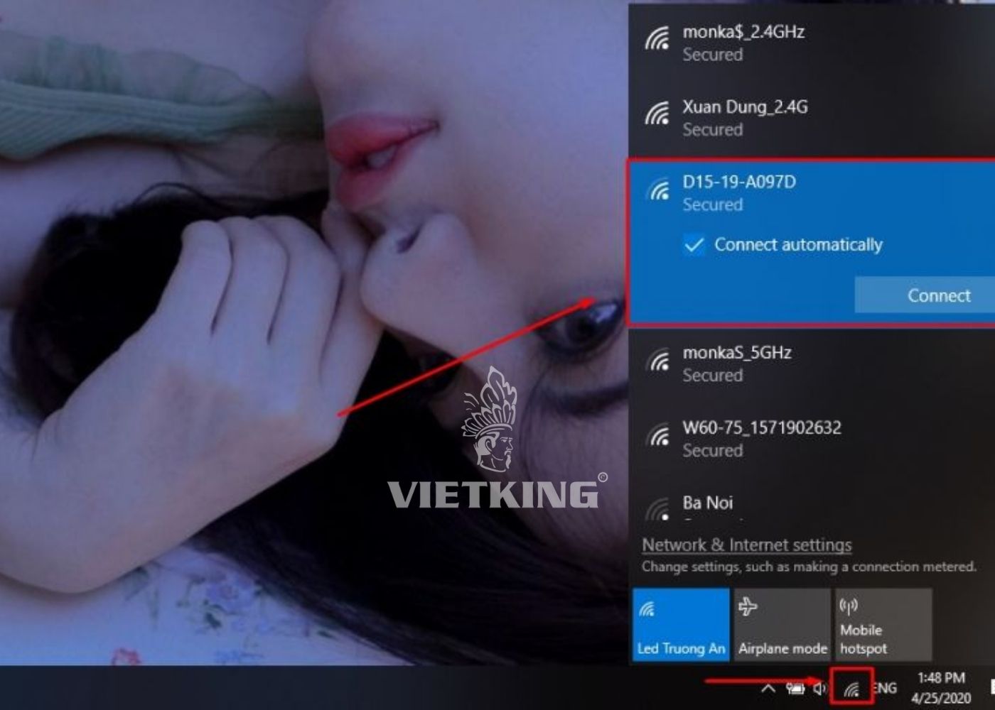Bước 1: Kết nối card điều khiển LED với máy tính