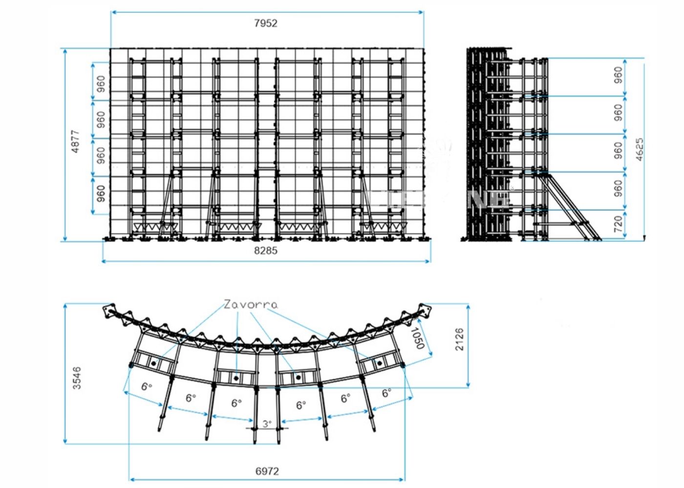 Cấu tạo hệ khung màn hình LED