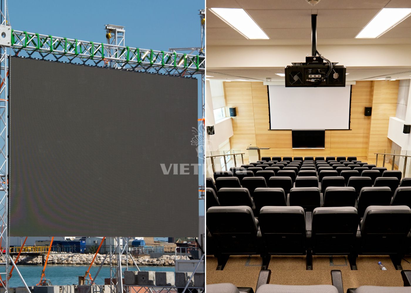 Nên chọn máy chiếu hay màn hình LED? 
