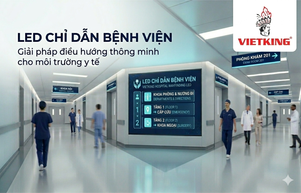 Giải pháp điều hướng thông minh cho môi trường y tế