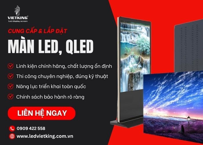 VIETKING thi công lắp đặt màn hình LED chuyên nghiệp VIETKING thi công lắp đặt màn hình LED chuyên nghiệp