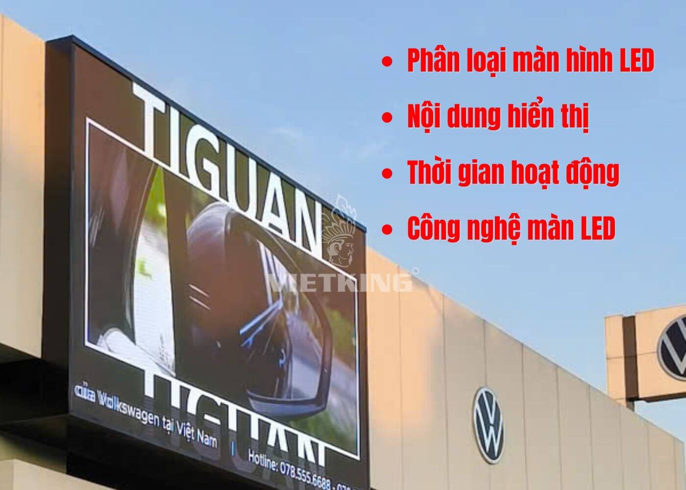 Một số yếu tố ảnh hưởng đến mức điện năng tiêu thụ của màn hình LED