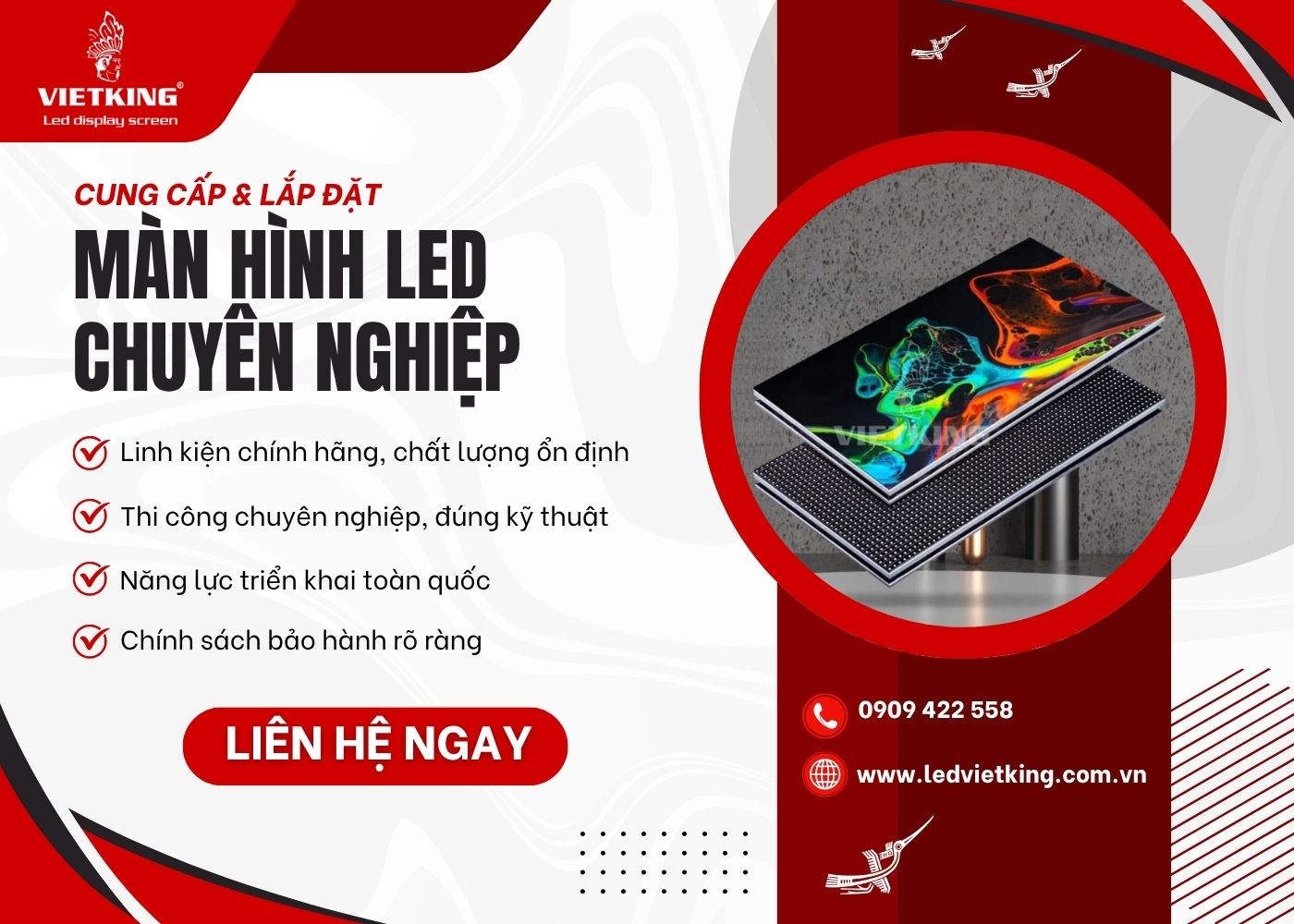 vietking cung cấp màn hình LED Việt Nam chuyên nghiệp