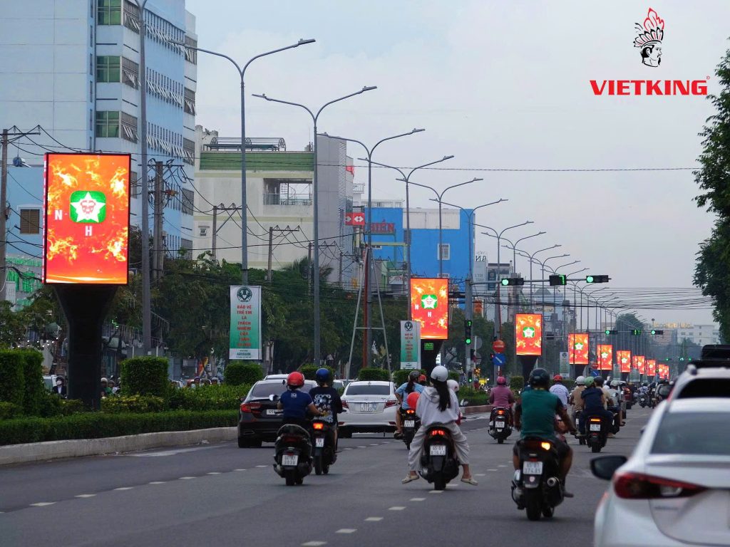 Dự án 12 bảng LED quảng cáo ngoài trời ACE Cần Thơ do VIETKING lắp đặt